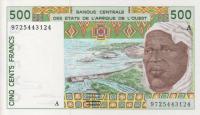 p110Ag from West African States: 500 Francs from 1997